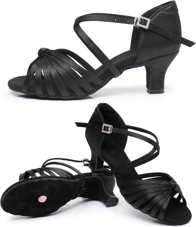 Dansschoenen voor Vrouwen Salsa Ballroom Prestaties Schoenen Professionele Praktijk Dansschoenen 5 Hak
