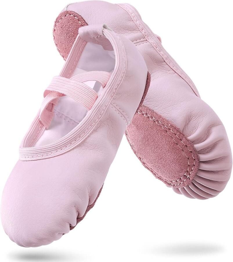 Meisjes balletschoenen gymnastiek dansschoenen leren zool voor kinderen volwassenen