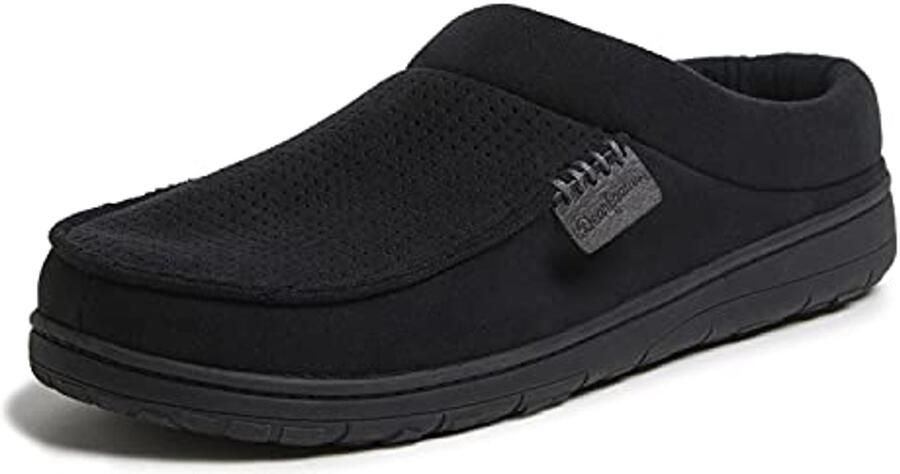 Dearfoams Mocassin met zweepsteek voor heren