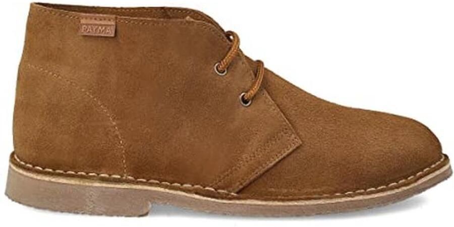 Desert Safari Boot Laarzen voor en Chukka Schoen met Vetersluiting en Rubberen Zool