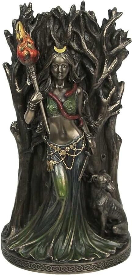 Design Bronzen Hars Hecate Griekse Godin Van Magic Sculptuur Home Decor Art Mythe Standbeeld