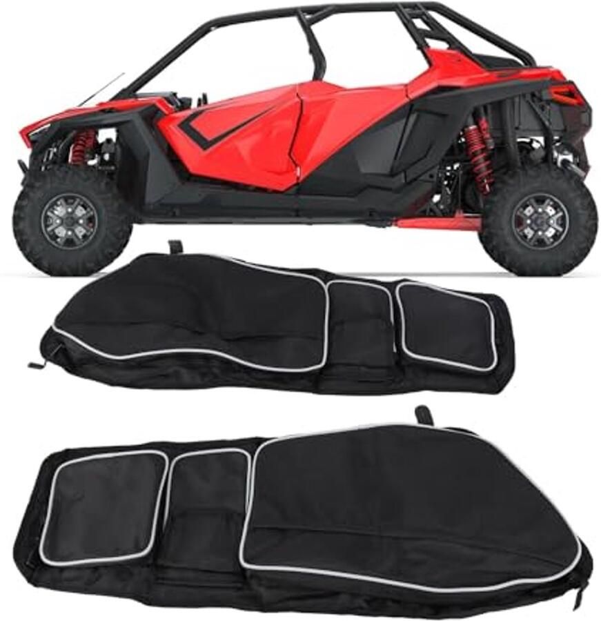 Deurzakken met Kniekussen Handige Opslag voor Polaris RZR Waterdicht Ontwerp