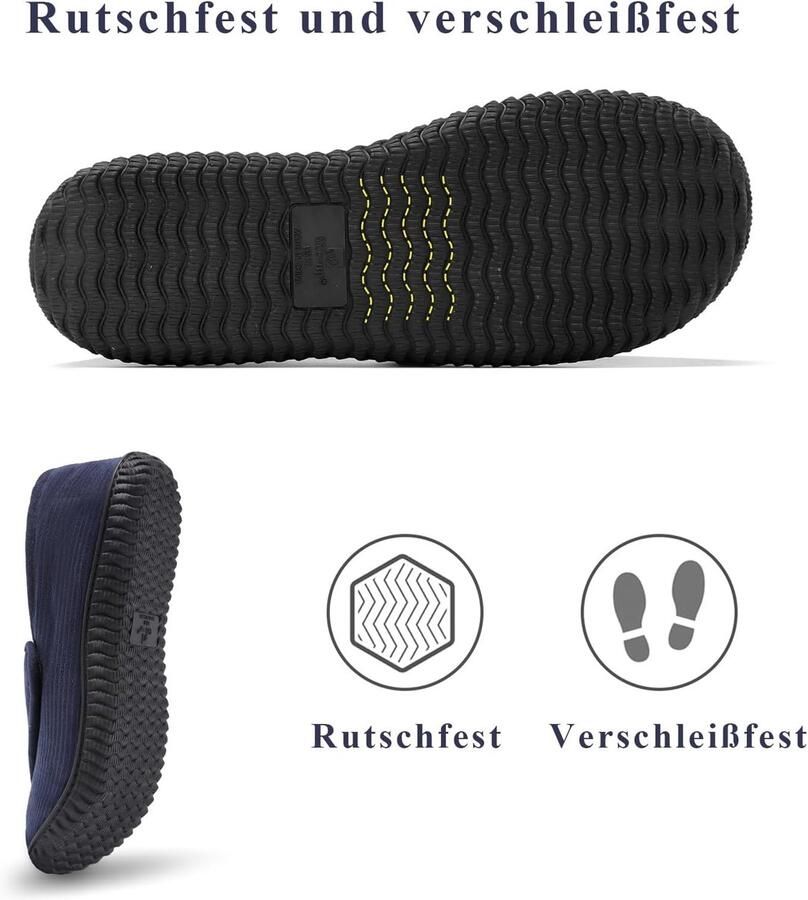 Diabetici pantoffels voor heren schoenen voor artritis oedeem verstelbare sluiting traagschuim