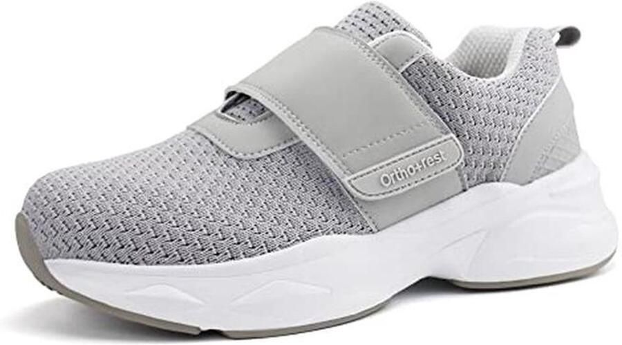 Diabetische Schoenen Dames met Verstelbare Sluiting Orthopedische Wandelschoenen voor Gezwollen Voeten