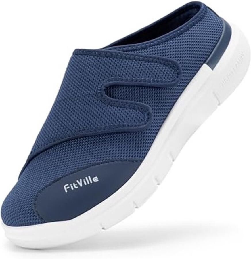 Diabetische Slippers Heren Extra Breed voor Puffige Voeten