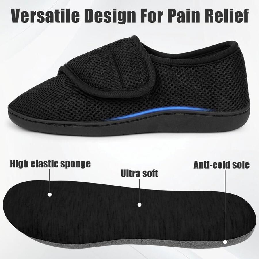 Diabetische Wandelschoenen voor Orthopedische Schoenen met Extra Brede Pasvorm Oedeem & Plantaire Fasciitis &