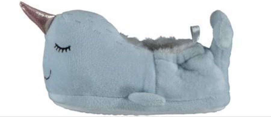 Spaansesloffen.nl Dieren pantoffel walvis blauw voor kinderen