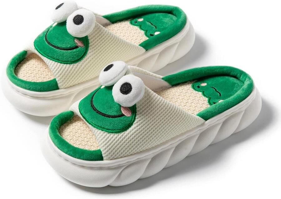 Dieren Pantoffels Comfortabele Sloffen Binnen en Buiten Dikke Zachte Zool Multicolor