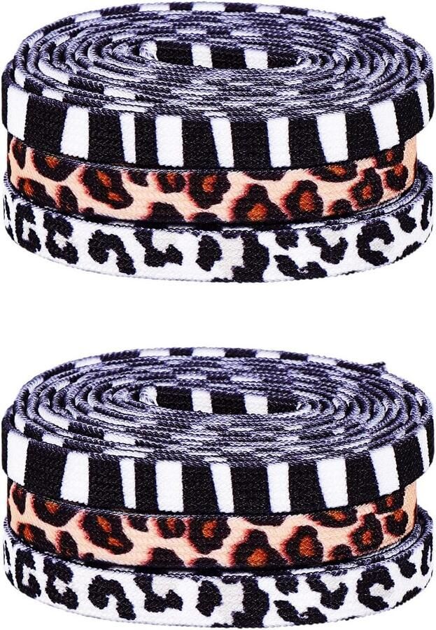 Dierenprint veterschoenen voor dames 3 paar trendy en comfortabele sneakers Multikl