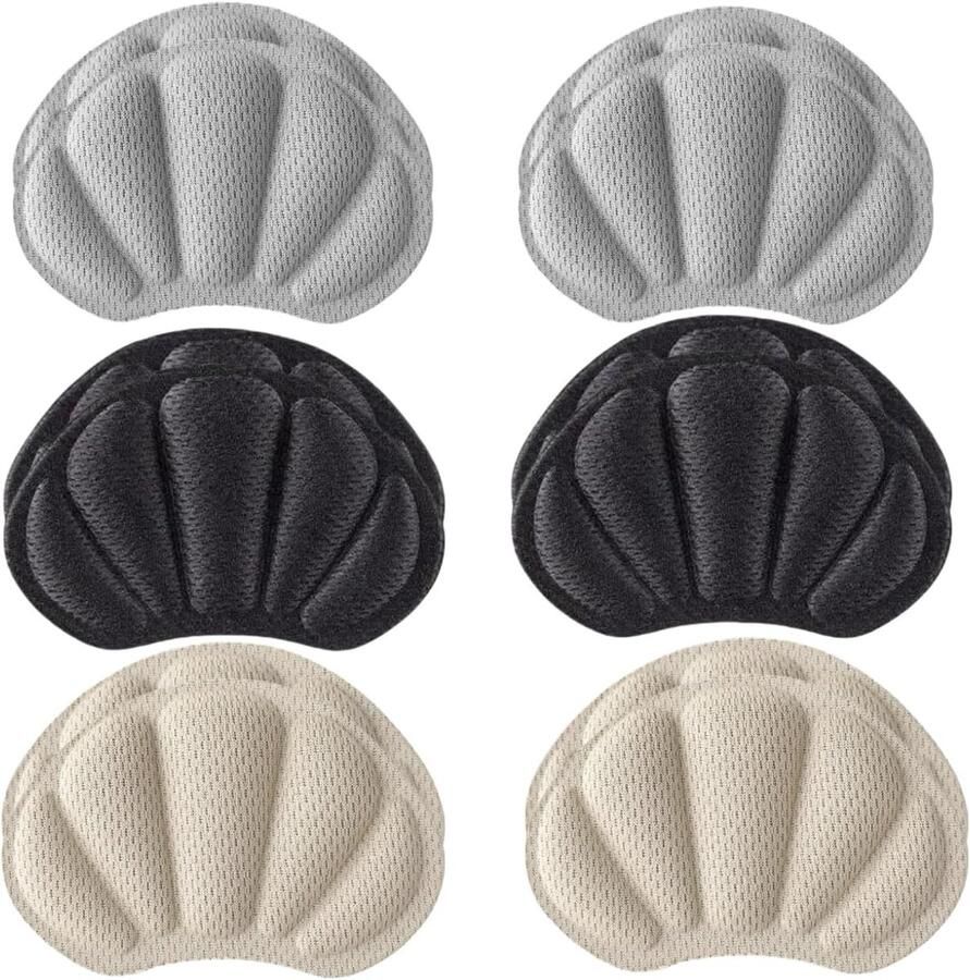 Dikke Hielkussens voor Schoenen 12 Stuks (6 Paar) Zelfklevende Antislip Bescherming voor Sport Comfort en Ondersteuning voor nen en