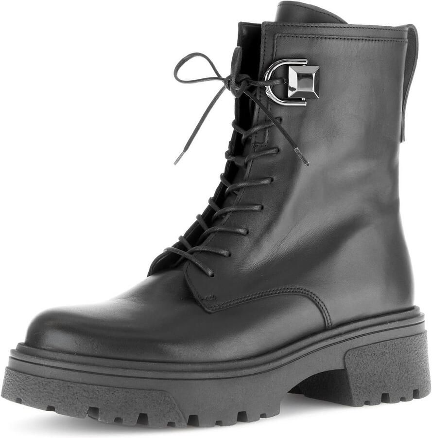 Dikke Zolen Veterlaarzen voor Dames met Uitneembaar Voetbed