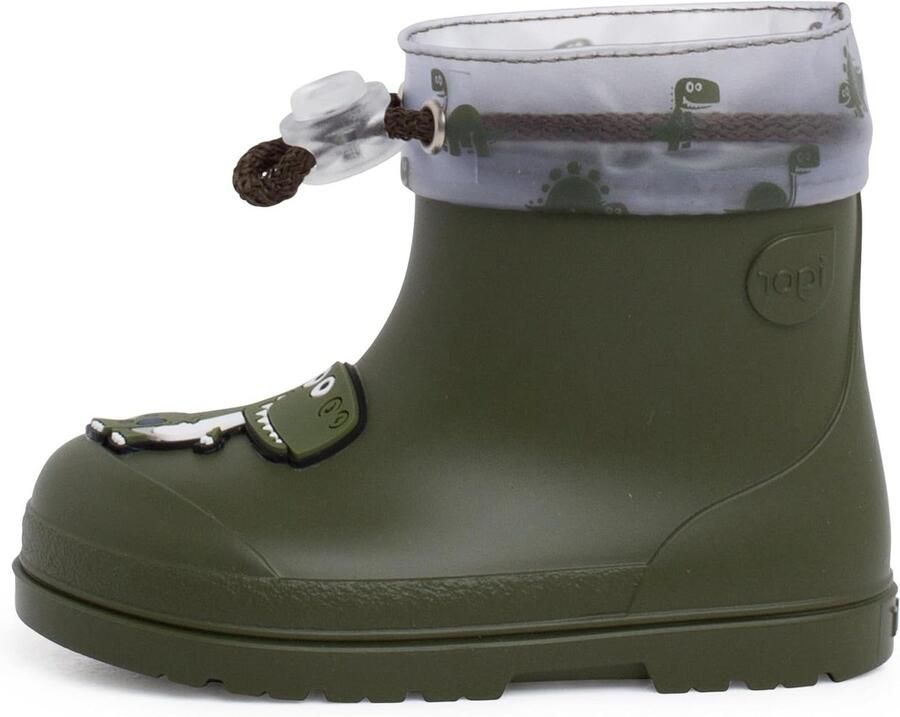 Dino Waterlaarzen Barefoot Laarsjes Buiten Spelen Flexibele Zool Verstelbare Schacht Navy Blauw
