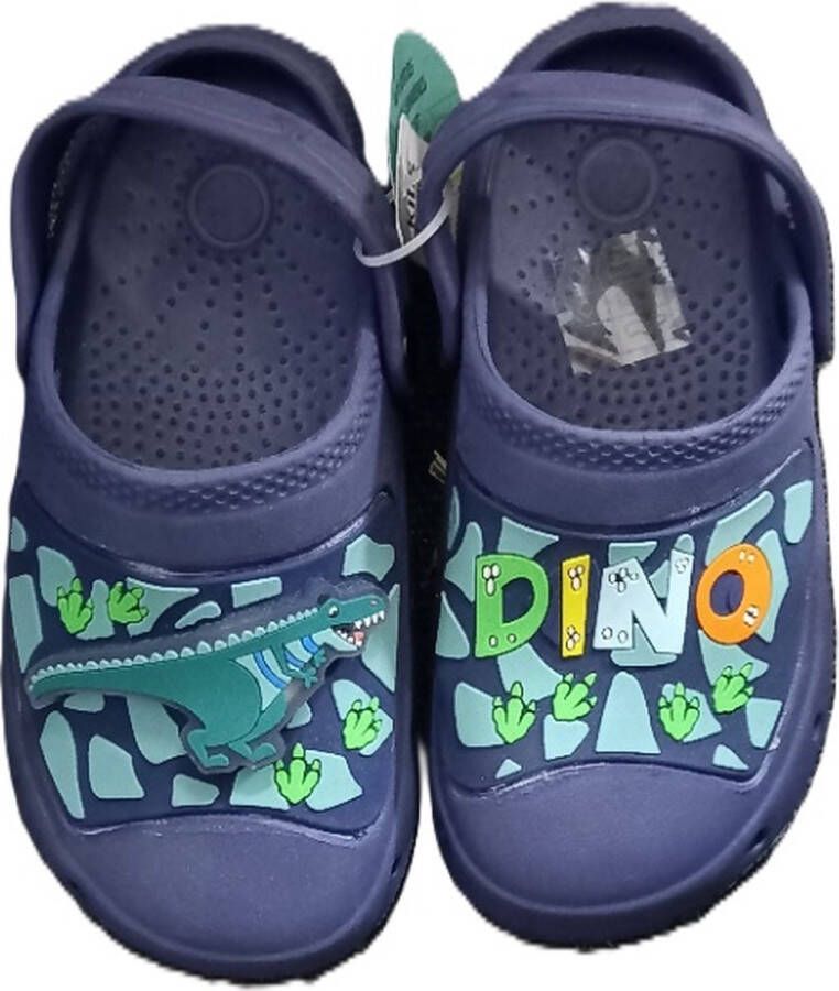 Dinosaurus klompen licht dino clogs strandklompen strandslippers kinderklompen slippers instappers paars