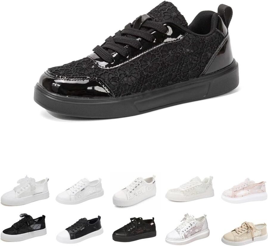 Dirndlschoenen voor dames klederdrachtschoenen platte kant dirndlschoenen Oktoberfest sneakers voor jurk bruid bruiloftsschoenen klederdrachtschoenen lichte comfortabele stoffen schoenen