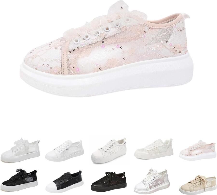 Dirndlschoenen voor dames klederdrachtschoenen platte kant dirndlschoenen Oktoberfest sneakers voor jurk bruid bruiloftsschoenen klederdrachtschoenen lichte comfortabele stoffen schoenen