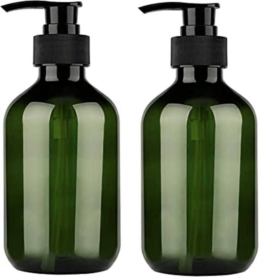 Dispenser for empty plastic pump bottles pack of 4 refillable pump bottles with high-quality PP material food grade PET heat-resistant up to