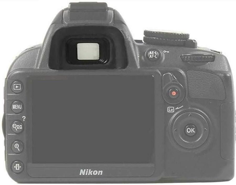 DK-20 Oculair Oogschelp voor Nikon D60 D5600 D5200 D5100 D5000 D3100 [3 stuks] Zoeker Eye Cup knipperlichten ook voor Nikon D70 D70S D60 D50 D40 D750 Camera