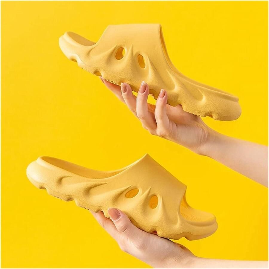 Douche Sandaal Pantoffels Bad Slipper Binnen en Buiten Verhoogd Antislip Zolen 1.5- Hak Effend