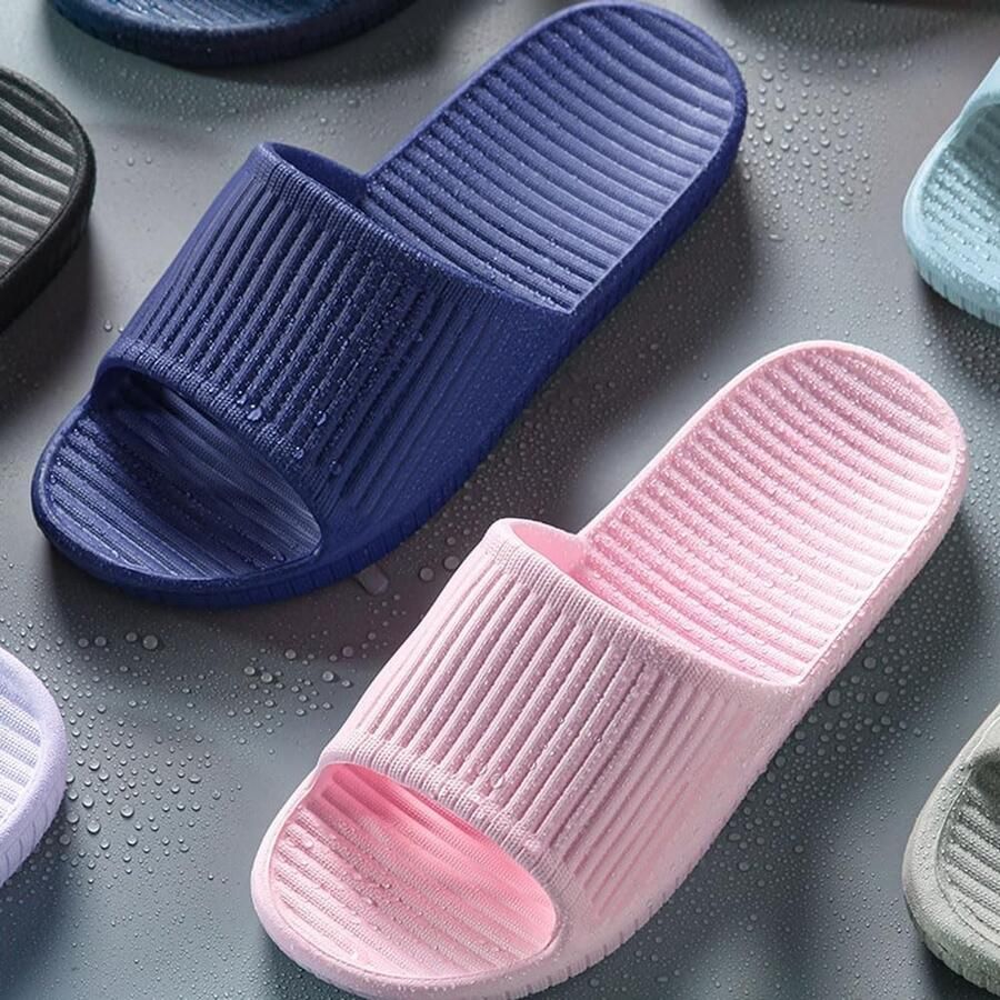 Douchesandalen Paars 37 38 EU Antislip Badschoenen van Zacht Schuim Voor Uniseks