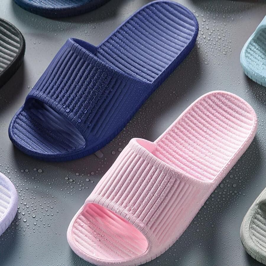 Douchesandalen Lichtgroen 37 38 EU Zachte Schuimstoffen met Antislip Bodem Uniseks