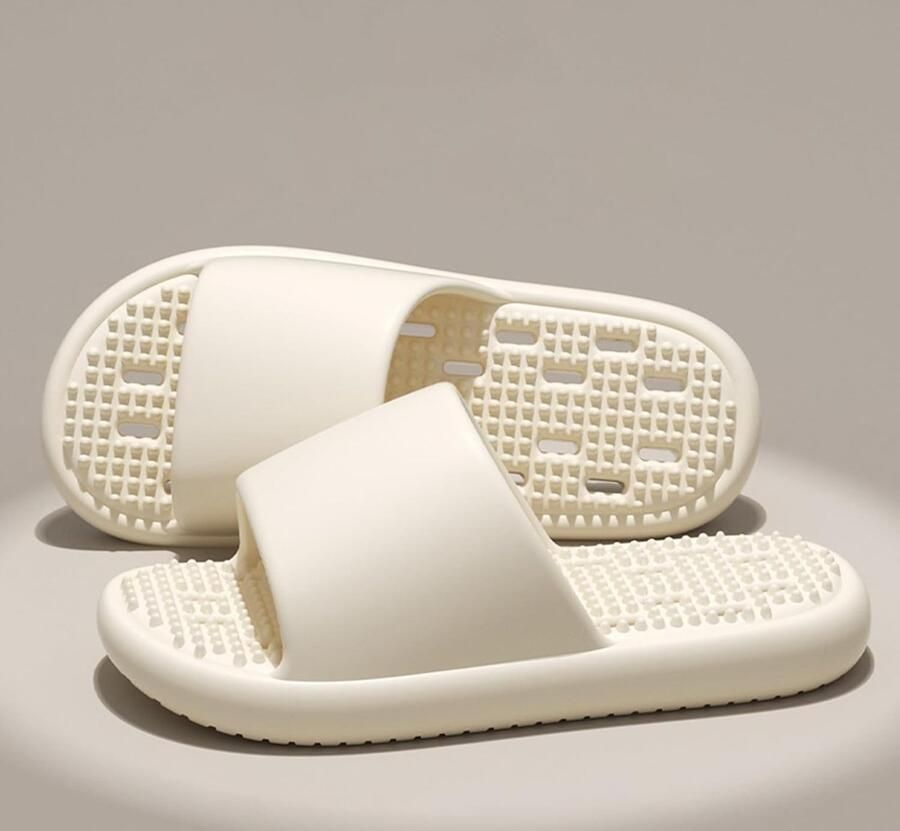 Doucheslippers met gaten antislip pantoffels voor binnen en buiten en lichtgewicht comfortabel sneldrogend