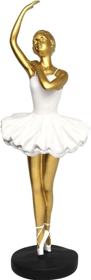 Doyomtoy Ballet Figures Ballerina Birthday Decoration Ballet Ornament in Gold Vibrant Table Bedroom Living Room Home ShopVlot