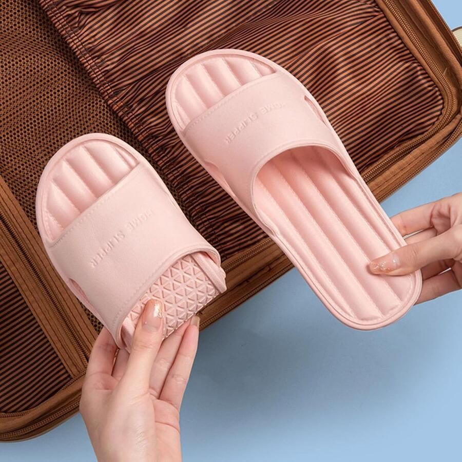 Draagbare antislip hotelpantoffels snel opvouwbare slippers voor spa en wellnessgebruik