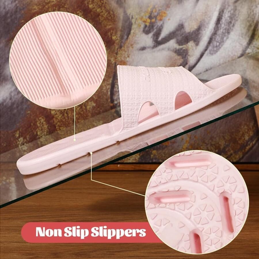 Draagbare badslippers opvouwbaar antislip voor thuis binnen en buiten