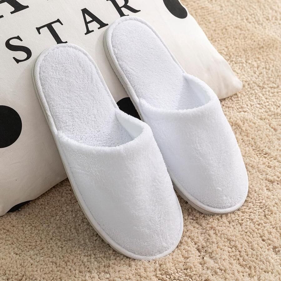 Draagbare Reisschoenen voor Dames Coral Velvet Hotel Slippers met 7mm Zool Comfortabele Slippers voor Thuis en Op Reis