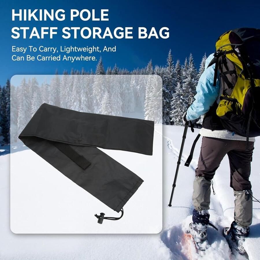 Draagtas voor Wandelschoenen Draagbare Opbergtas met Verstelbare Schouderriem Accessoires voor Kamperen Trekking Wandelschoenen (11.5 *