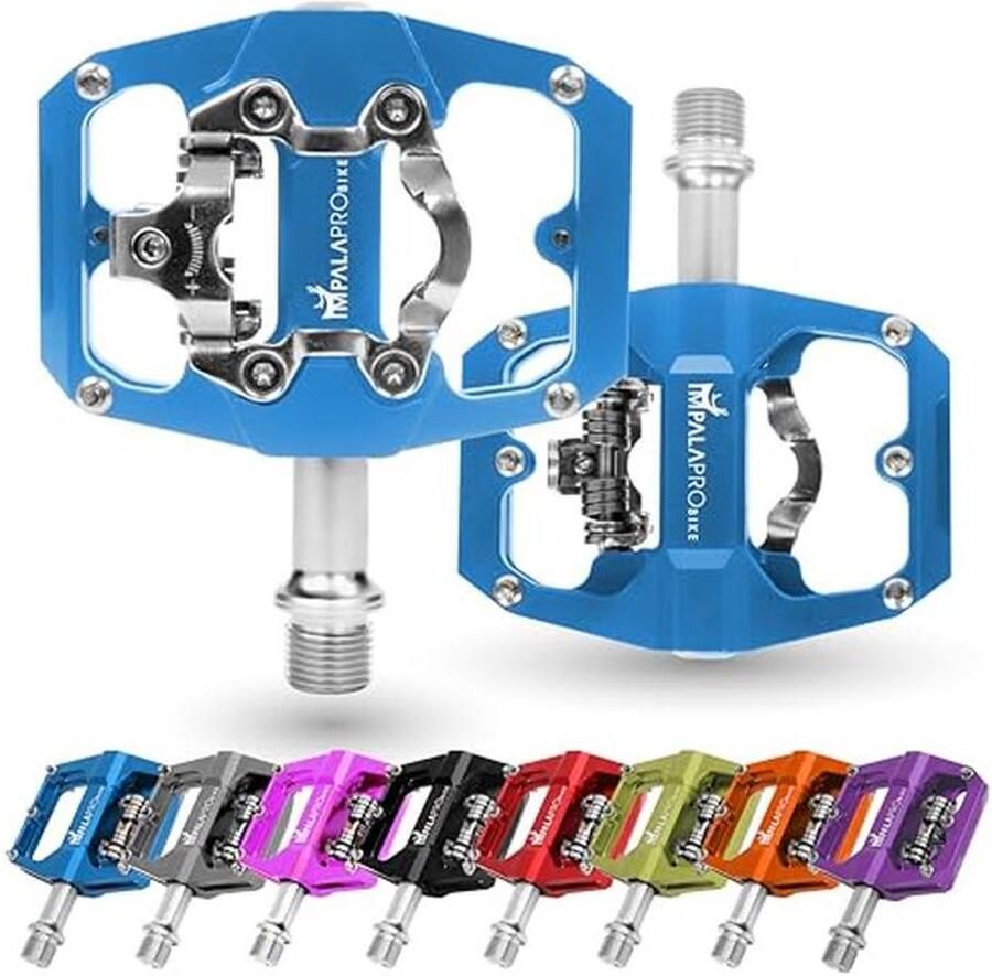 Dubbele Functie Fiets Flat Pedalen en SPD Pedalen 9 16 MTB Platform Pedalen zonder Klicksysteem