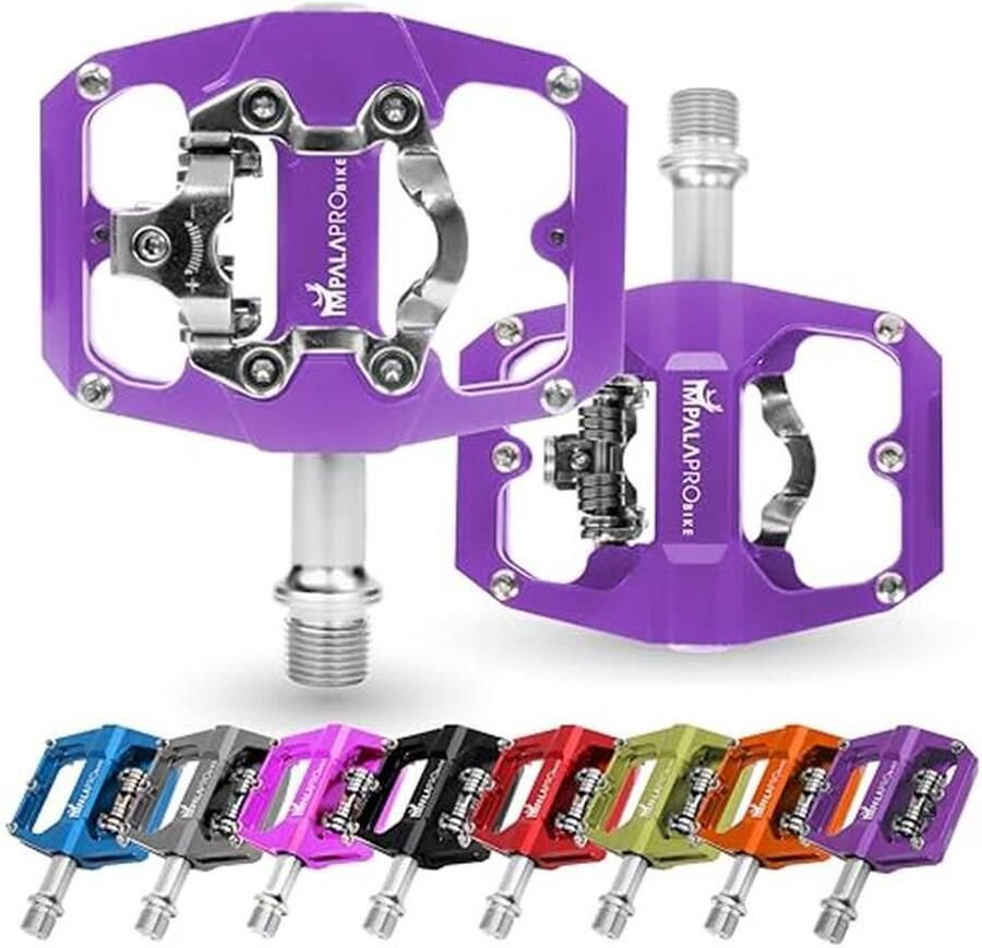 Dubbele Functie Fiets Pedalen 9 16'' Flat en SPD Pedalen voor MTB