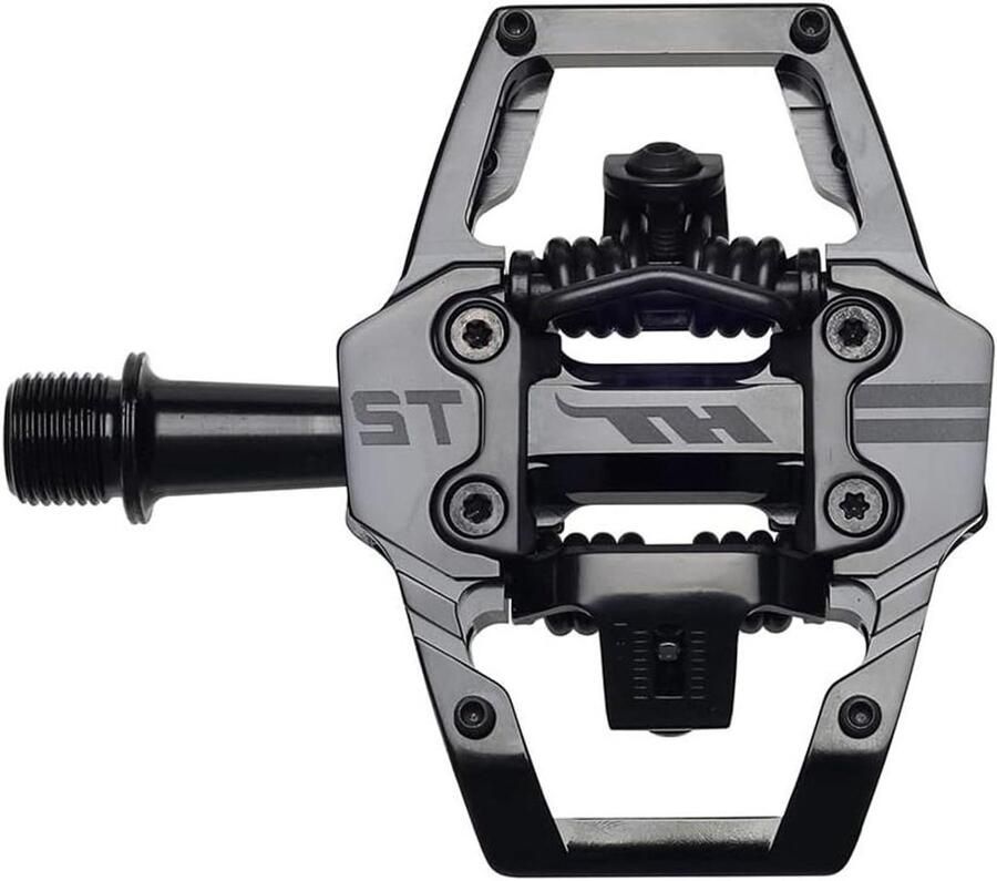 Dubbelzijdige Clipless Pedalen MTB Pedalen Fiets Trail Enduro Rijden Laag Profiel Basisplatform 9 16 inch Zwart