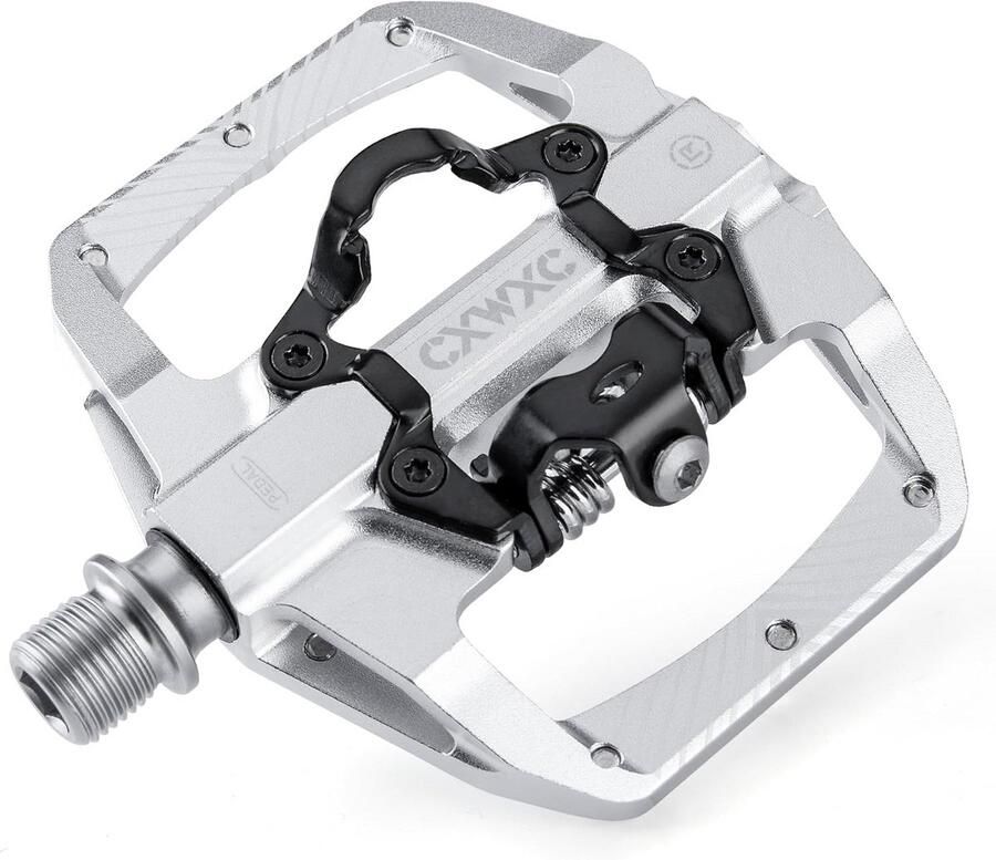 Dubbelzijdige Mountainbikepedalen met SPD Clipless Plat en Lichtgewicht Pedalen voor MTB