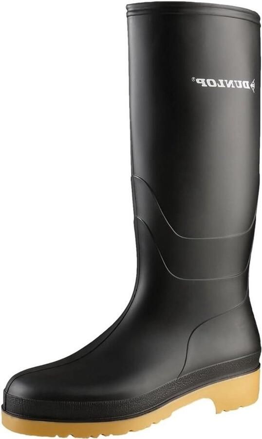 Dunlop Dull Rubber Boots 41 EU Groen Winterlaarzen met Vachtervoering en Waterdichte Vetten Uniseks