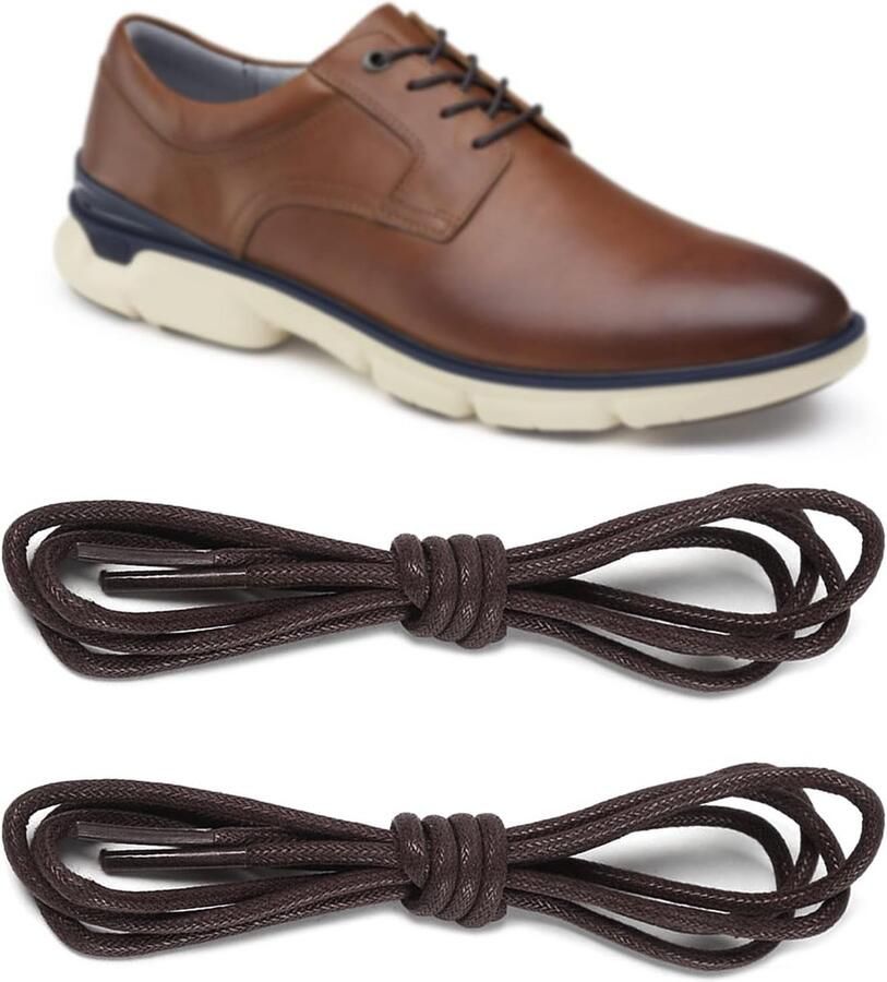Dunne Gewaxte Veters voor Oxford Schoenen 2mm