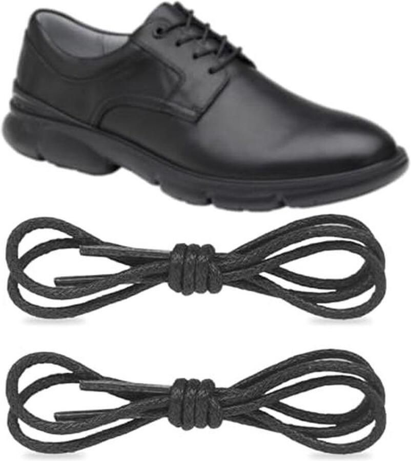 Dunne Waxed Schoenveters voor Oxford Schoenen 2mm Vervangingen