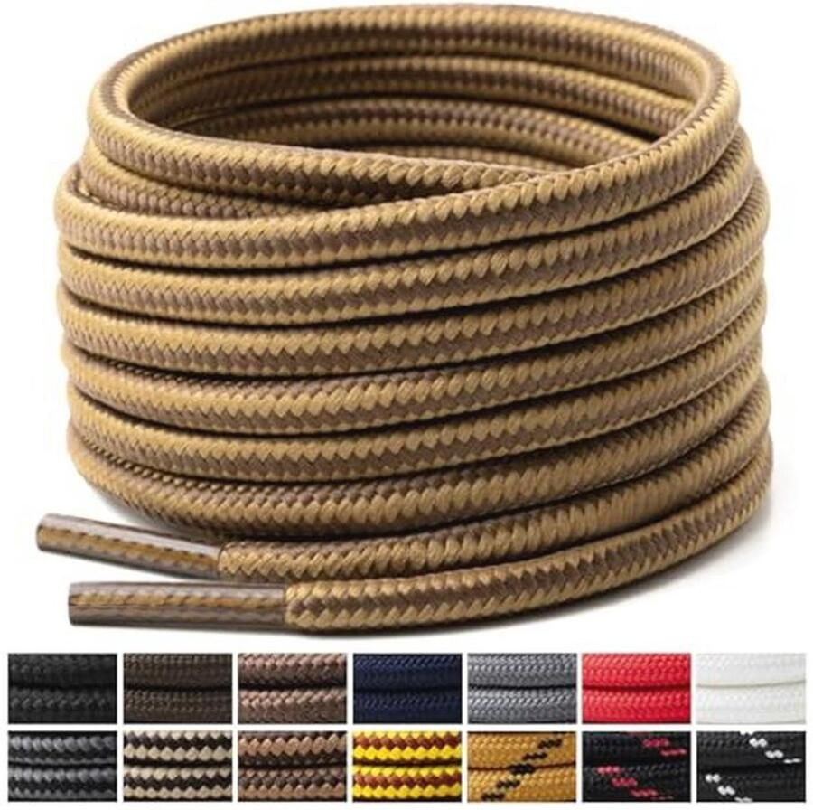 Duurzame 4 mm Ronde Laarzen Schoenveters voor Hiking en Werkschoenen