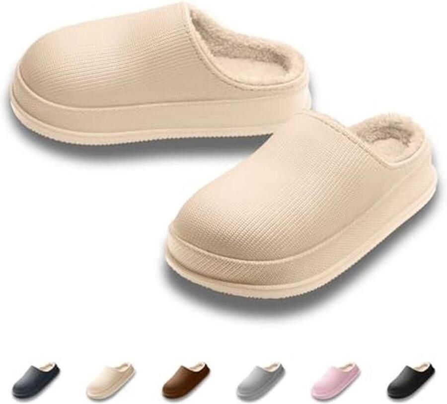 Duurzame en comfortabele veganistische pantoffels voor en 100% plasticvrij waterdicht en antislip