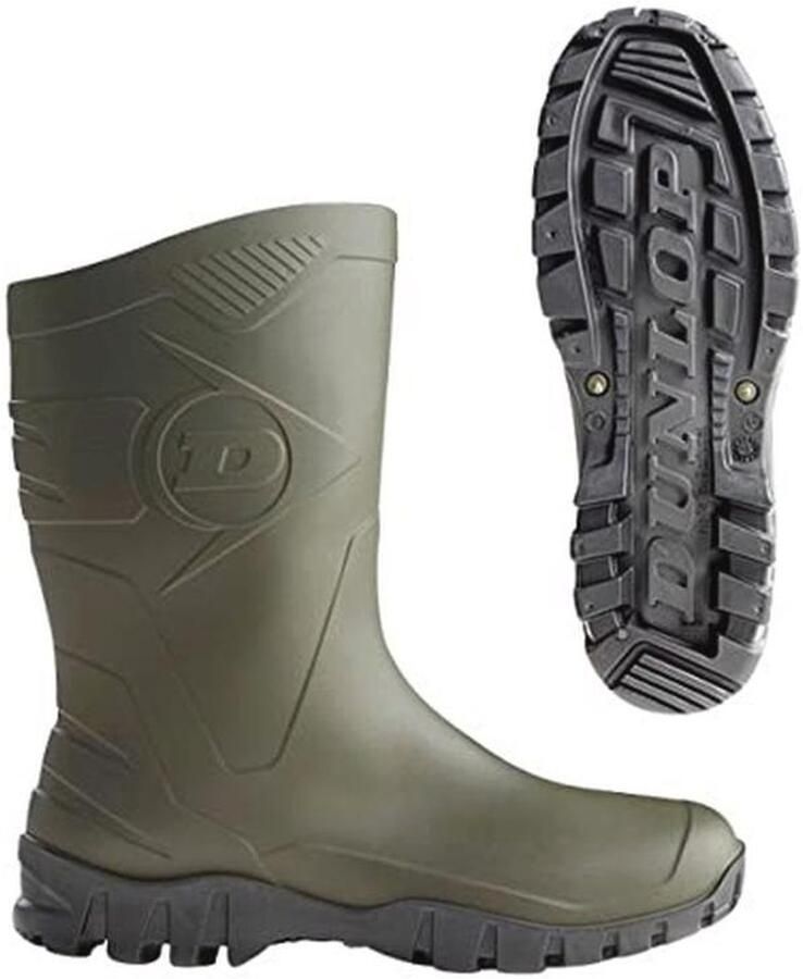 Duurzame Groene Laarzen met PVC Zool