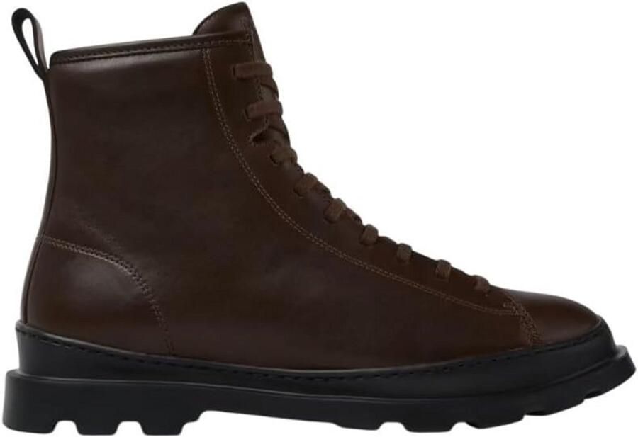 Duurzame leren heren laarzen met vetersluiting