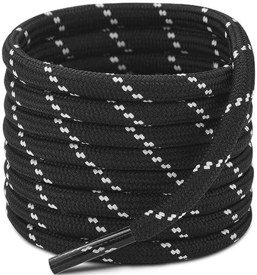 Duurzame ronde laarzen veters 4 5 mm｜Scheurbestendige veters voor wandelschoenen en werkschoenen