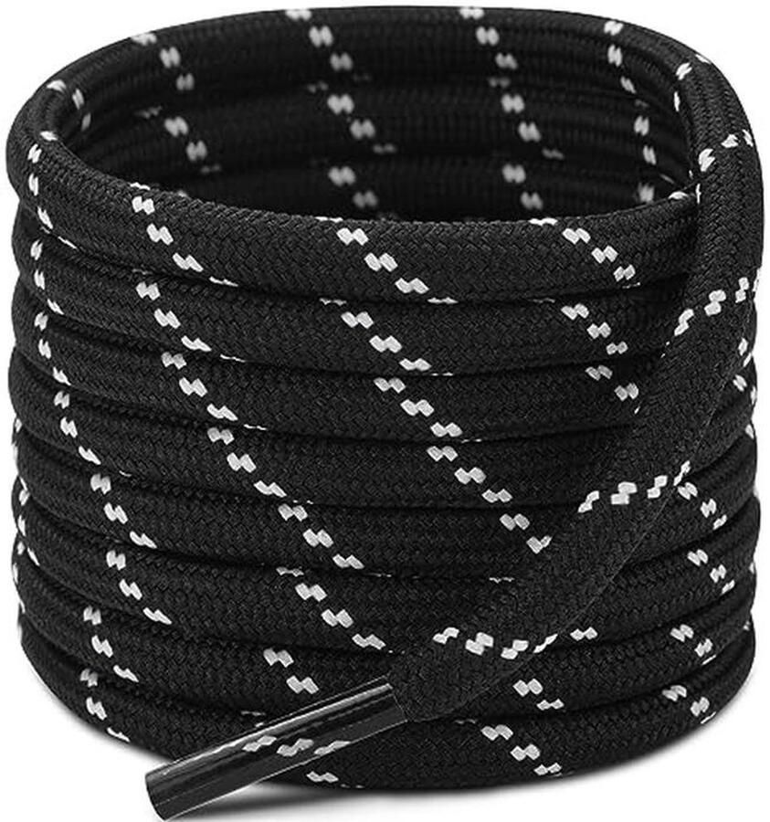 Duurzame ronde laarzen veters 4 5 mm｜Scheurbestendige veters voor wandelschoenen en werkschoenen