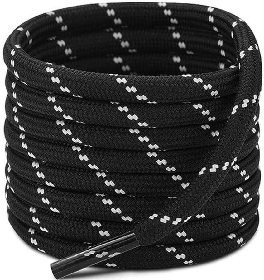 Duurzame ronde laarzen veters 4 5 mm｜Scheurbestendige veters voor wandelschoenen en werkschoenen