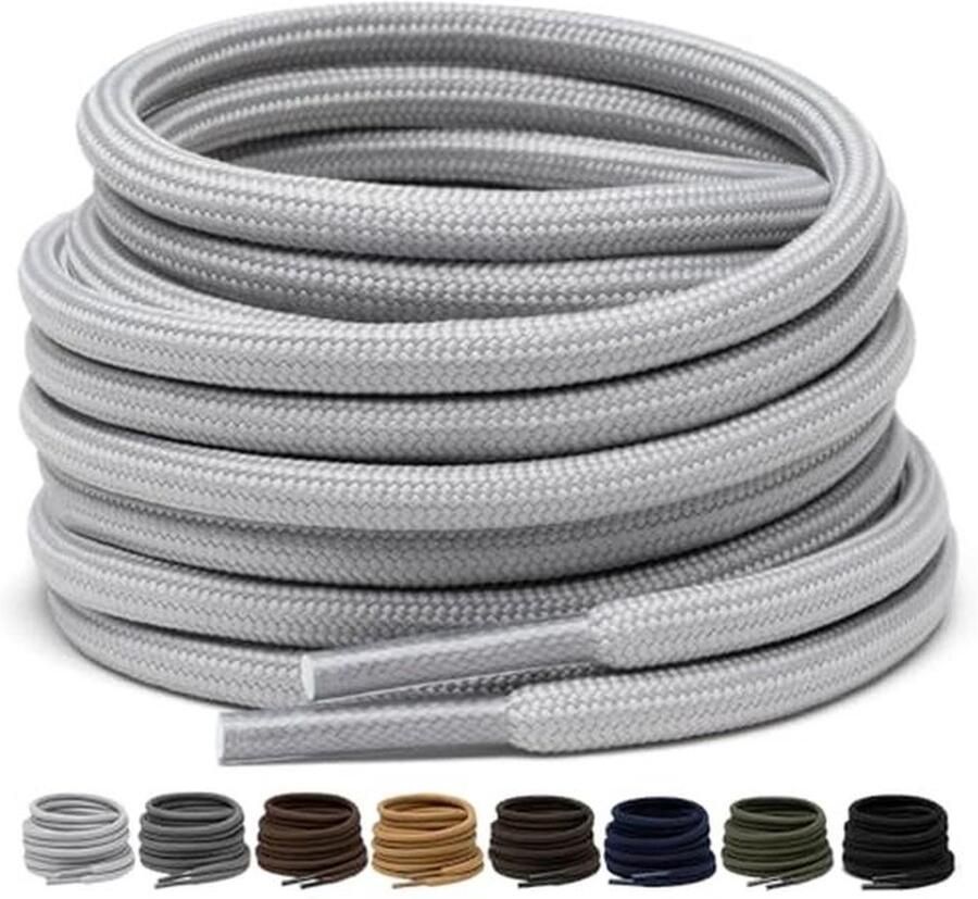 Duurzame Ronde Schoenveters voor Outdoor en Wandelschoenen 2 Paar 4mm