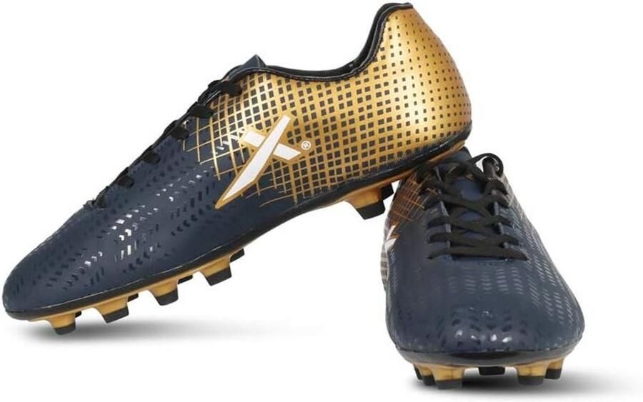 Duurzame Voetbalschoenen voor Heren Blauw-Goud