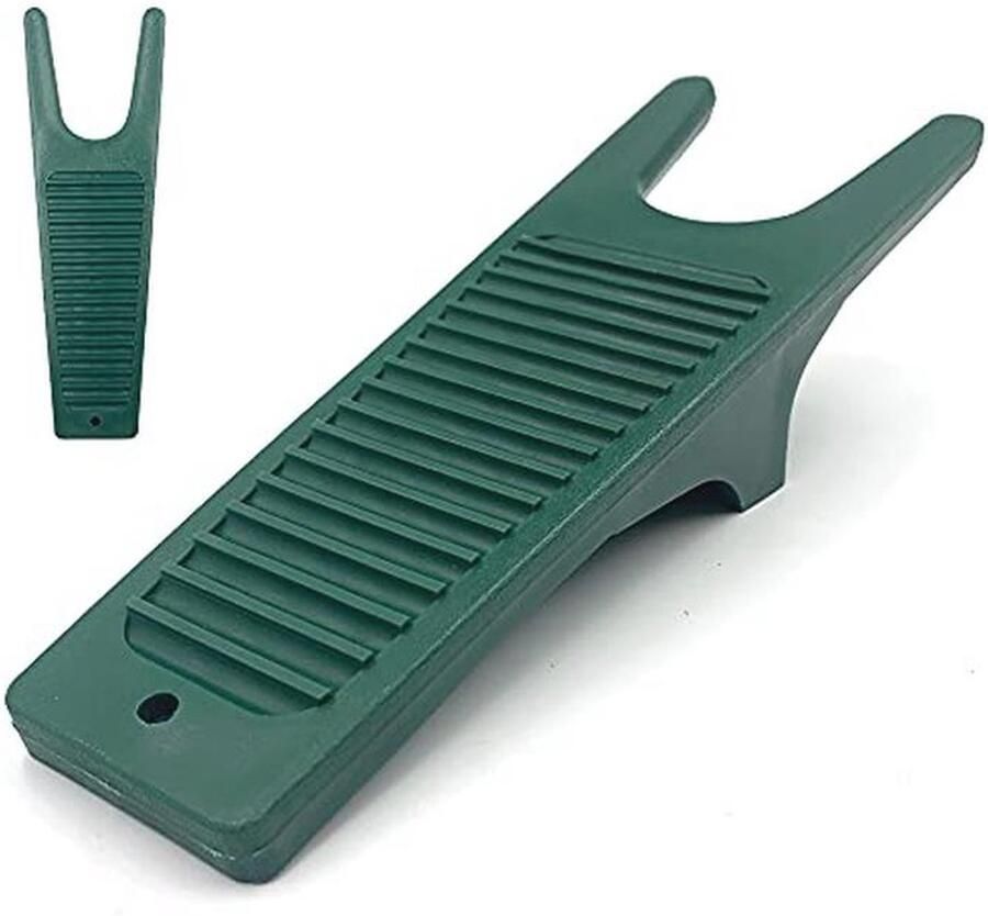 Duurzame Welly Boot Remover met Schraper Ideaal voor Modderige Schoenen in Donkergroen