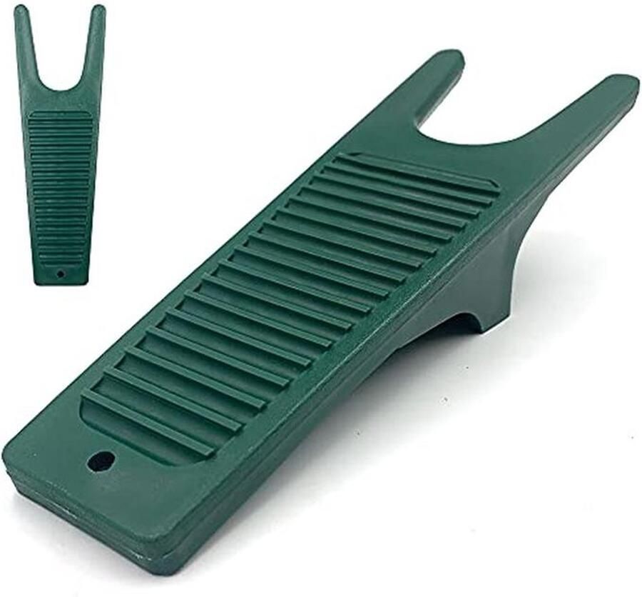 Duurzame Welly Boot Remover met Schraper Ideaal voor Modderige Schoenen in Donkergroen