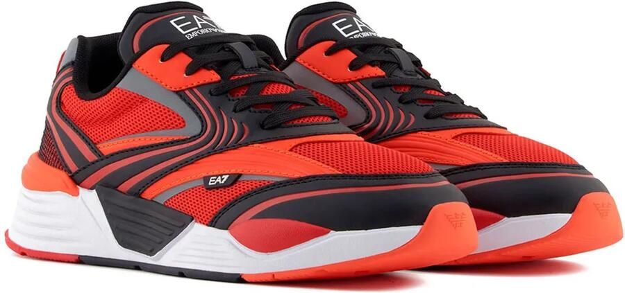 Ea7 emporio ar i Ace Runner Pop Schoenen Rood 1 3