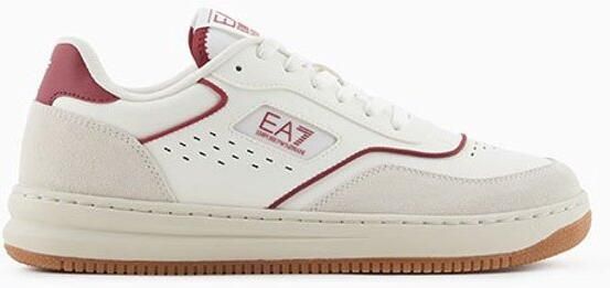 Emporio Ar i EA7 Multikleur Vetersluiting Sneakers White